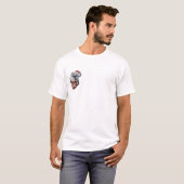 サンタの帽子をかぶったかわいいコアラ Tシャツ (正面フル)