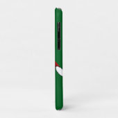 サンタの帽子をかぶったダチョウのクリスマス動物 Case-Mate iPhoneケース (裏面/左)