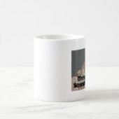 サンタの帽子を持つカエル コーヒーマグカップ (中央)