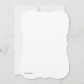 サンタの帽子を身に着けている犬 シーズンカード (裏面)