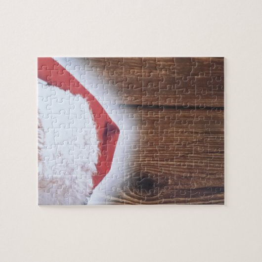 サンタの帽子メリークリスマスイブ ジグソーパズル (横)