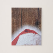 サンタの帽子メリークリスマスイブ ジグソーパズル (縦)