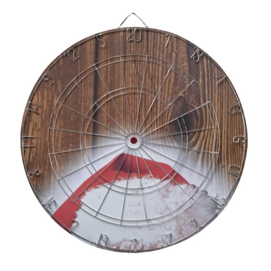 サンタの帽子メリークリスマスイブ ダーツボード (正面)