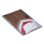 サンタの帽子メリークリスマスイブ ノートブック (右側)