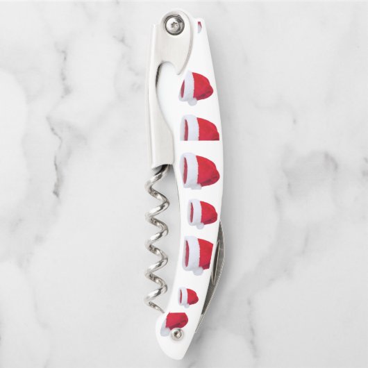 **サンタの帽子**クリスマスコルクスクリュー ソムリエナイフ (正面)