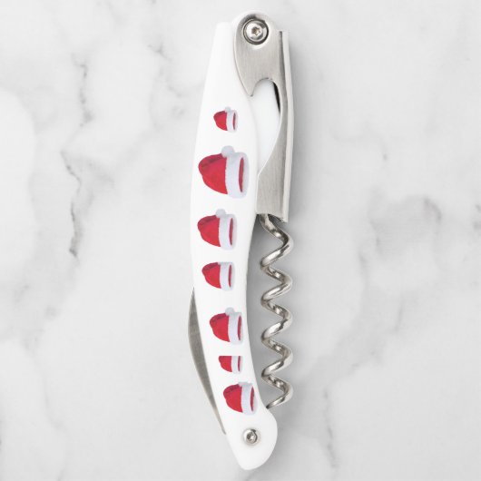 **サンタの帽子**クリスマスコルクスクリュー ソムリエナイフ (裏面)