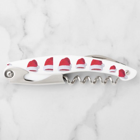 **サンタの帽子**クリスマスコルクスクリュー ソムリエナイフ (正面)