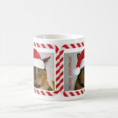 サンタの帽子、Meowyのクリスマスのクリスマス猫! マグ (中央)