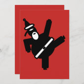 サンタの忍者を蹴ること シーズンカード (正面/裏面)