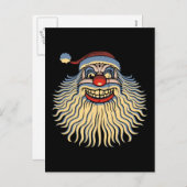 サンタの恐いピエロ シーズンポストカード (正面/裏面)