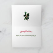 サンタの悪い子いい子リスト カード (内部)