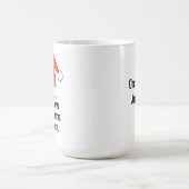 サンタの愛するライター コーヒーマグカップ (中央)