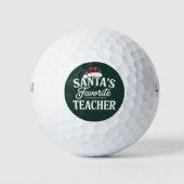 サンタの愛する先生 クリスマスの教え子 ゴルフボール (正面)