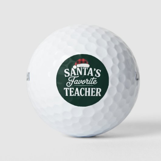 サンタの愛する先生 クリスマスの教え子 ゴルフボール (正面)