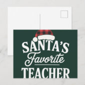 サンタの愛する先生 クリスマス 指導する学生 (正面/裏面)