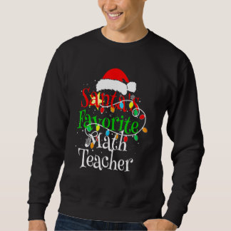 サンタの愛する数学教師 クリスマス サンタ帽子 スウェットシャツ