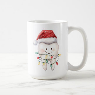 サンタの愛する歯医者マグカップ 名入れ コーヒーマグカップ