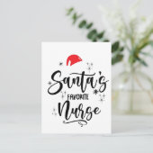サンタの愛する看護師 クリスマス 案内ポストカード (スタンド正面)