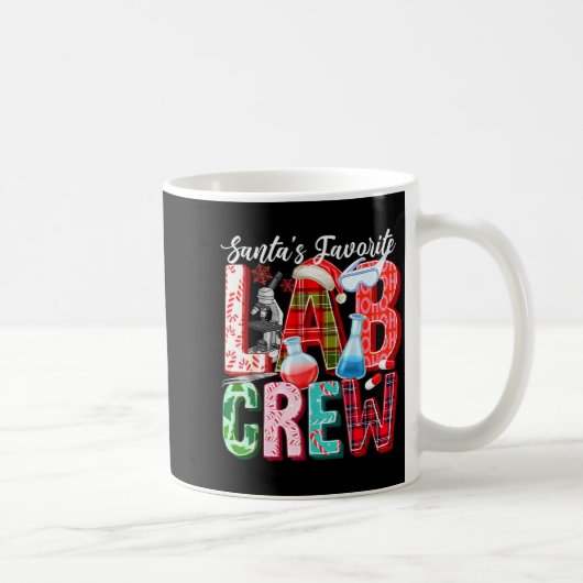 サンタの愛する研究室スタッフ クリスマスラボ技術者 コーヒーマグカップ (右)