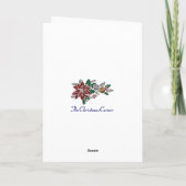 サンタの愛国心が強いクリスマス シーズンカード (裏面)