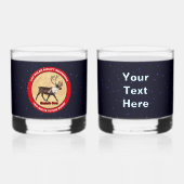 サンタの所有 - 第1極地空輸隊 ウイスキーグラス (正面)