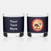 サンタの所有 - 第1極地空輸隊 ウイスキーグラス (裏面)