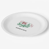 サンタの手紙の北極まいけなたは素敵 ペーパープレート (アングル)