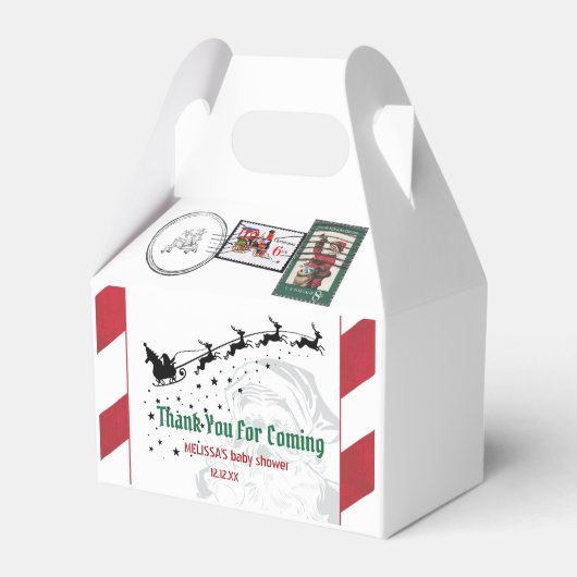 サンタの手紙の消印いけなかニース フェイバーボックス (正面サイド)