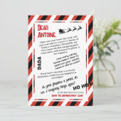 サンタの手紙 忘れられたあのソリ DADA 招待状 (スタンド正面)