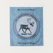 サンタの抑制される第1北極の空輸の艦隊- タペストリー (正面)