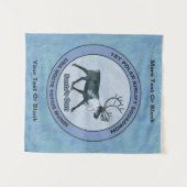 サンタの抑制される第1北極の空輸の艦隊- タペストリー (正面(横))