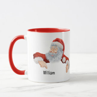 サンタの指差しクリスマスコンボマグ マグカップ