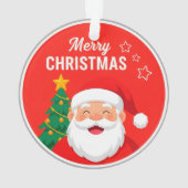 🎅 サンタの挨拶 フェスティブチャーム 冬の装飾 🎄 オーナメント (裏面)