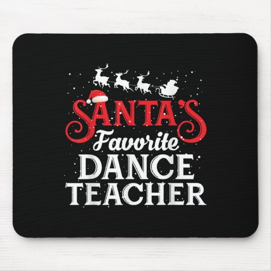 サンタの推しダンス講師 楽しいクリスマス メンズ マウスパッド (正面)