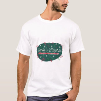 サンタの数学お気に入りの先生クリスマス Tシャツ