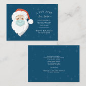 サンタの新しい立ち寄り先のお知らせ 転居のお知らせ ノートカード (正面/裏面)