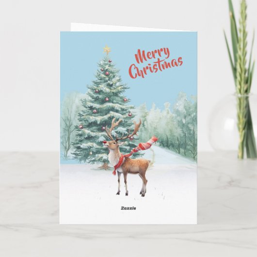 サンタの新そり刺フェイクしゅうメリークリスマス カード (裏面)