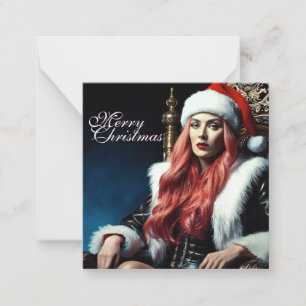 サンタの最もホットな妹 – メリークリスマス03122024_0011 ノートカード