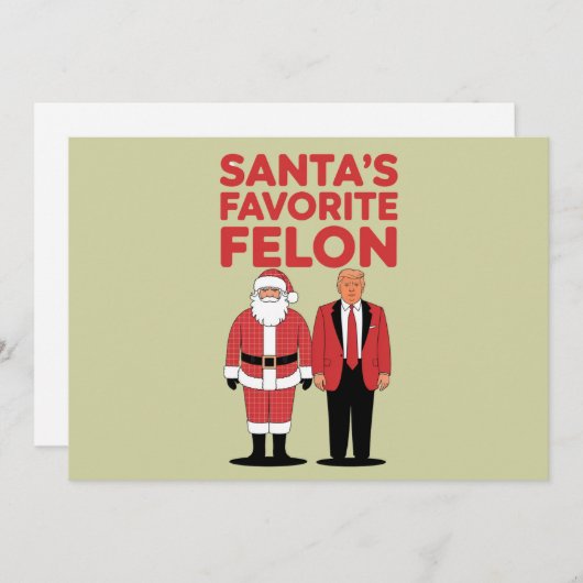 サンタの最も気に入った犯罪者 トランプ クリスマス 共和党 (正面/裏面)