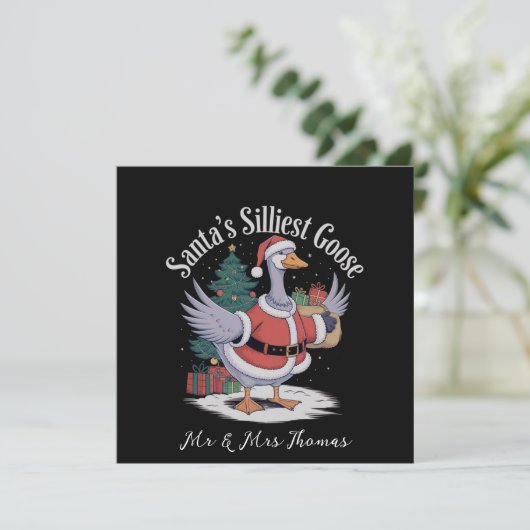 サンタの最も絹のようなガチョウにタッキーなクリスマスストーリー 招待状 (スタンド正面)