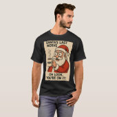 サンタの最後の神経大暴走 Tシャツ (正面フル)