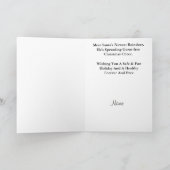 サンタの最新COVID-19トナカイカード、マスカー シーズンカード (内部)