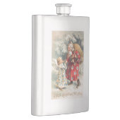 サンタの最高のクリスマスの願い フラスク (右)