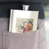 サンタの最高のクリスマスの願い フラスク (インサイチュ)