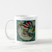 サンタの月-休日のデザイン コーヒーマグカップ (左)