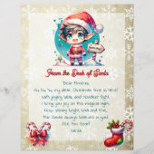 サンタの机から子供へ | アニメ小妖精や小人 (正面)