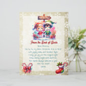 サンタの机から子供へ | アニメ小妖精や小人 (スタンド正面)