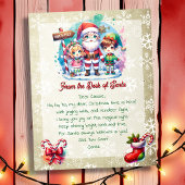 サンタの机から子供へ | アニメ