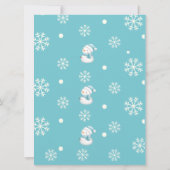 サンタの机から|クリスマスカスタム雪だるま (裏面)