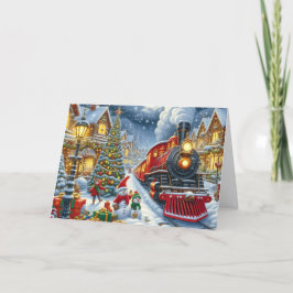 サンタの村のクリスマストレイン シーズンカード